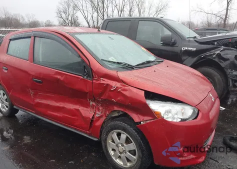 2014 Mitsubishi Mirage De from USA, damaged, VIN ML32A3HJ8EH005169